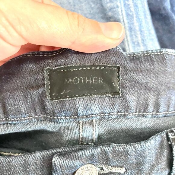 Mother Jeans High Waisted Looked Ankle Fray Last Call Size 30 - Picture 10 of 10